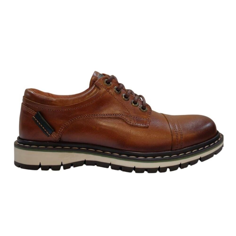 Firetrap Boys Aubin Mess Leather Shoes / Tan